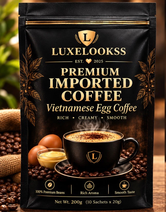 LuxeLookss Vietnamese Egg Coffee — Premium Imported Coffee