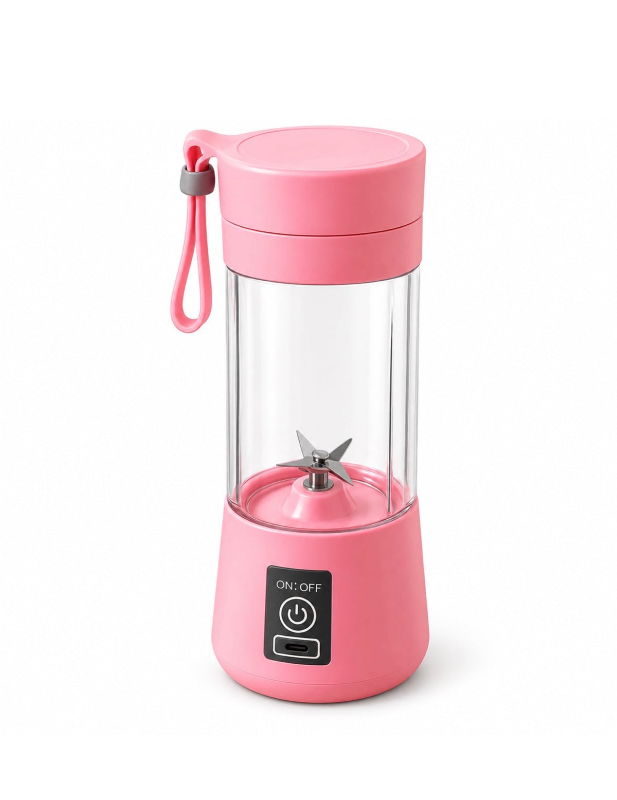Portable USB Electric Juicer – 6-Blade Blender & Shaker
